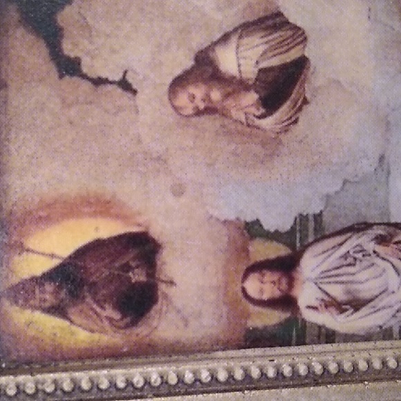 PORTAL *Signed Atlantis Tile, like Sid Dickens. *Rare & Retired Jesus wall art - Picture 9 of 16